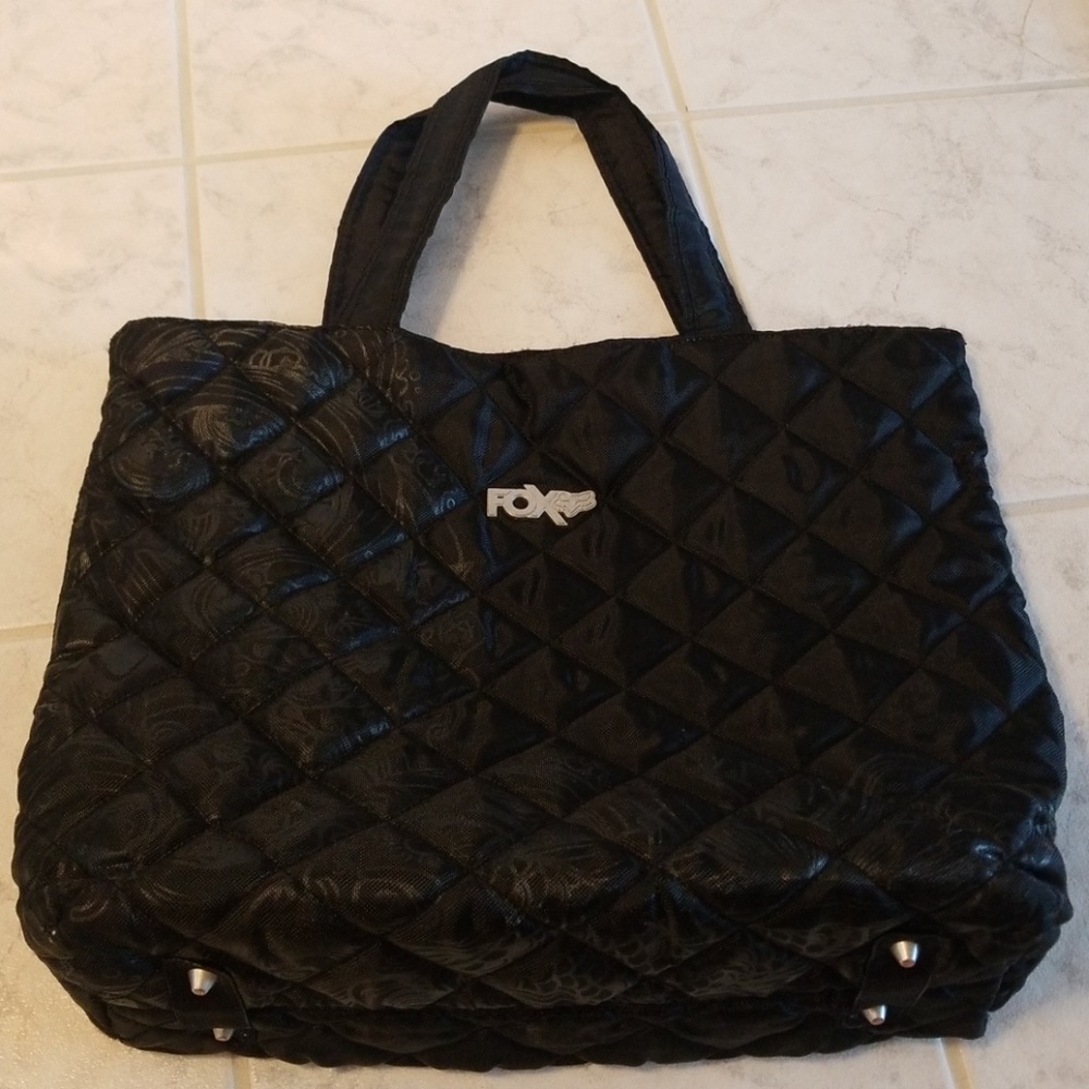 FOX Large Black Tote